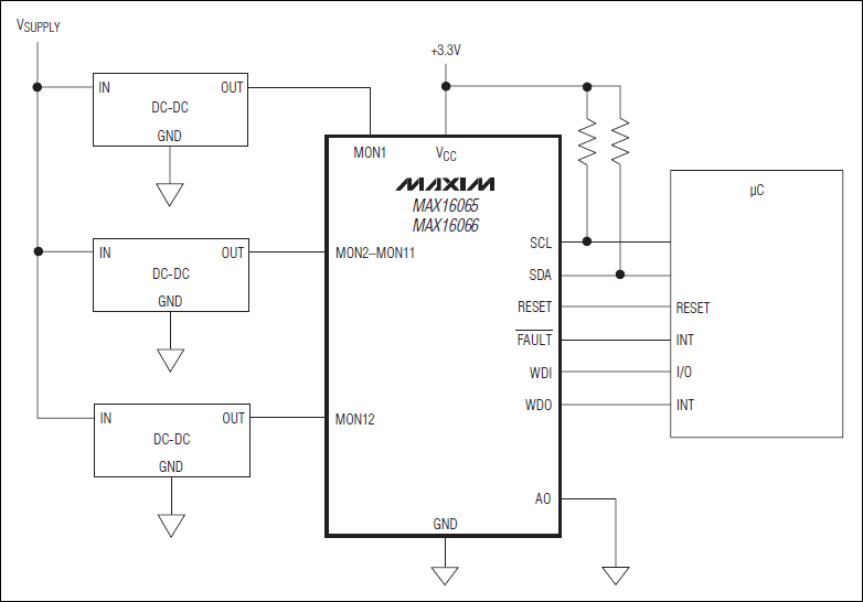 MAX16065, MAX16066: Typical Operating Circuit