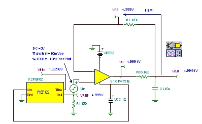 图15：FB#1瞬态稳定性测试电路：发射极跟随器。