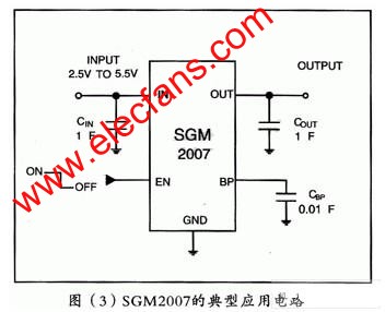 SGM2007的典型应用电路图