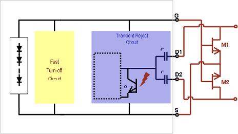 FET驱动电路和固态继电器功能方块图