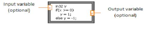 公式节点采用类似C语言的语法
