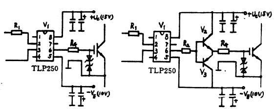 集成电路TLP250构成的IGBT驱动器及电路 www.elecfans.com