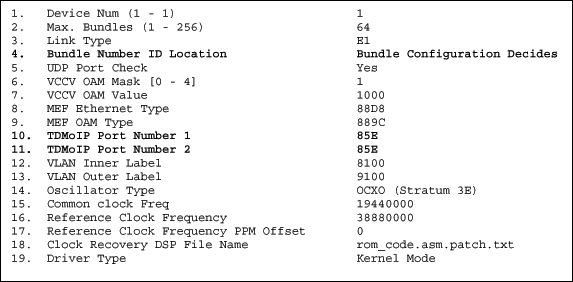 Figure 3. Preconfiguration menu of DS34S132.