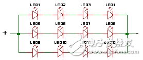 LED串并联电路
