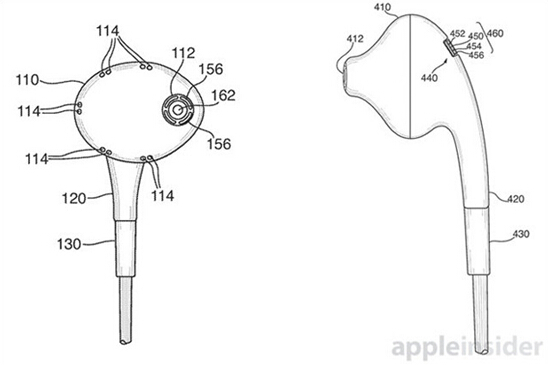 苹果获耳机新专利