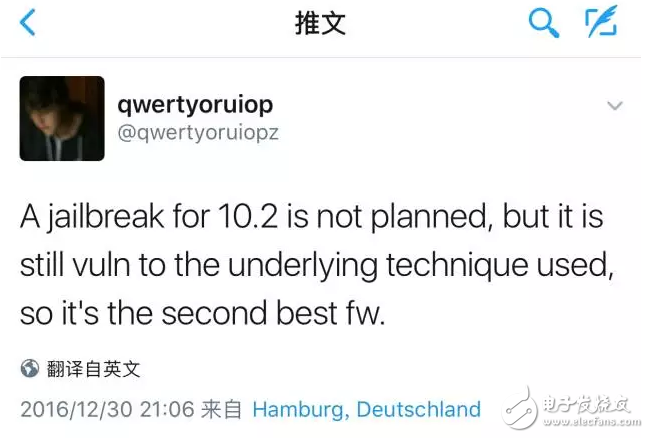 暂无发布iOS10.2越狱计划，不想用iOS10.2的可以等等iOS10.3发布