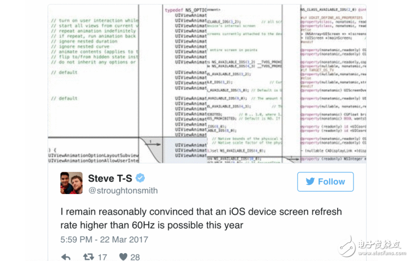 苹果iOS10.3正式版将支持更快屏幕刷新？测试版系统漏玄机