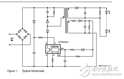 lytswitch大功率LED驱动IC系列LYT4311E