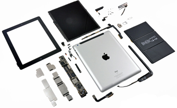 苹果全新ipad 3拆解：高通、博通、三星包揽芯片代工（图文）