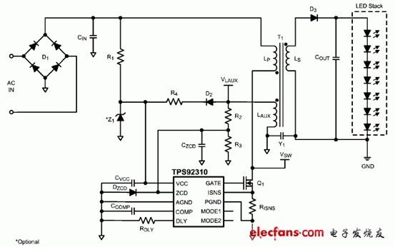 TPS92310典型应用电路图
