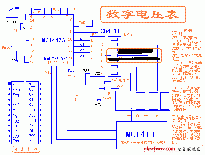 mc14433数字电压表图片