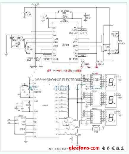 本系统主机硬件电路设计图