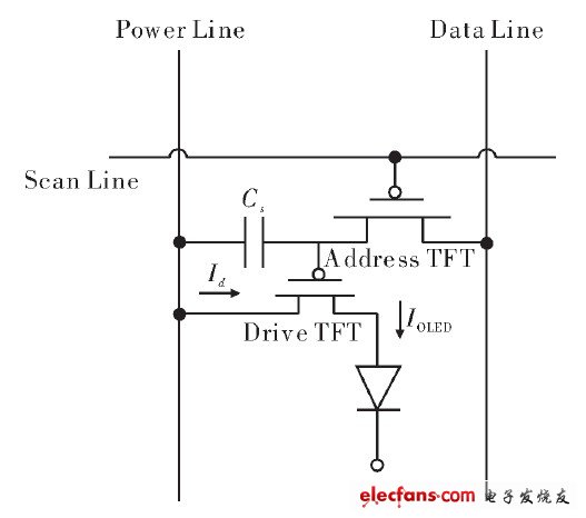 图1 OLED 双管驱动电路
