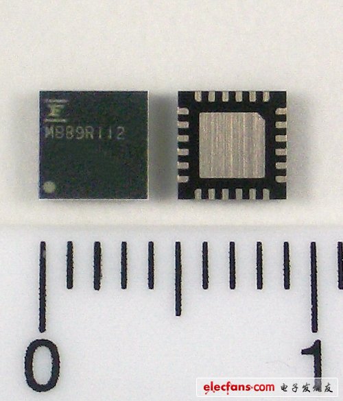  图1：MB89R112芯片图