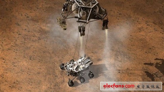 图解“好奇”号火星车如何降落火星