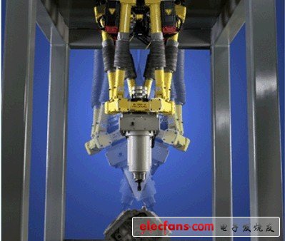 发那科机器人有限公司的F-200/B机器人用到滚珠螺杆去增加其硬度