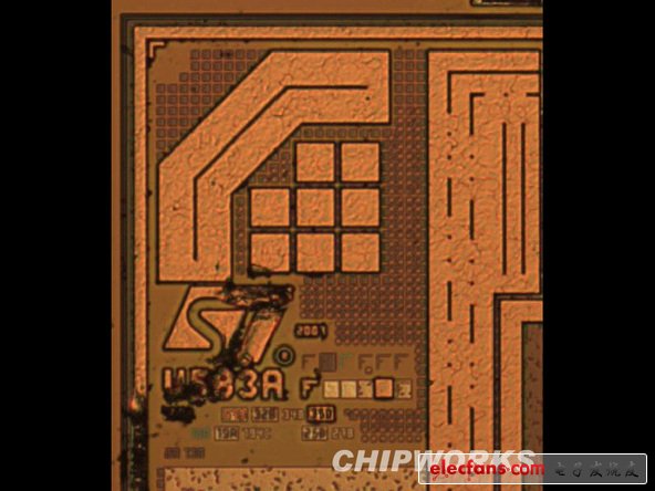  加速度计（已经确认拉模刻印的是ASIC 和 MEMS器件）， 意法半导体公司的STM-LIS331DLH以及2949 33DH OK2 CL芯片