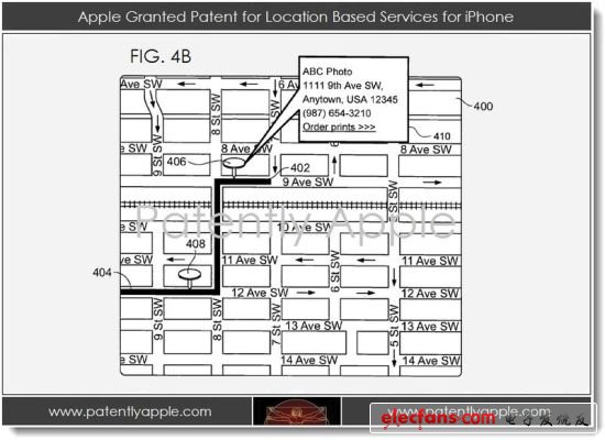 iPhone地理位置服务专利