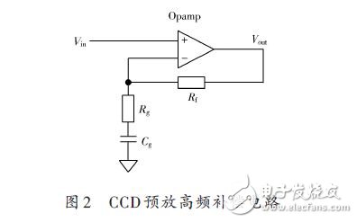 图2 CCD预放高频补偿电路