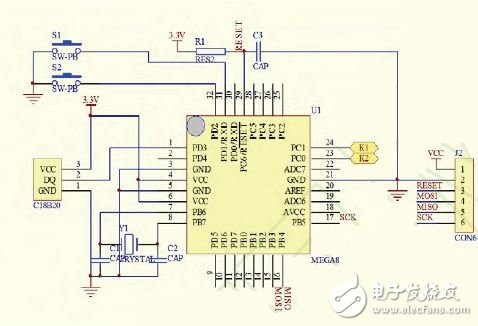 图1 CPU 电路原理图