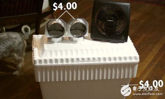 低成本DIY：八美元自制空调