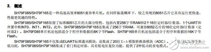 SH79F165A芯片中文资料