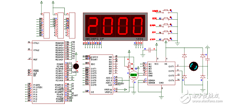 单片机电机控制系统的设计(毕业设计)