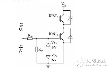 在设计缓冲电路时，应考虑到缓冲二极管内部和缓冲电容引线的寄生电感。利用小二级管和小电容并联比用单只二极管和单只电容的等效寄生电感小，并尽量采用低感或无感电容。另外，缓冲电路的设计应尽可能近地联接在lGBT模块上。以上措施有助于减小缓冲电路的寄生电感。