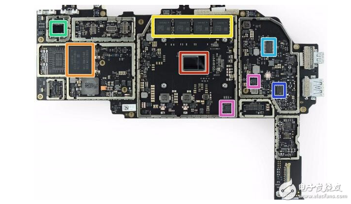 2017款Surface Pro拆解图赏：维修难度大 仅得1分！