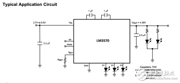 lm3570的低噪声LED驱动系统