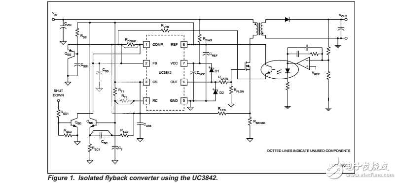 比较UC3842电流型控制和铅酸蓄电池的初级侧PWM控制器