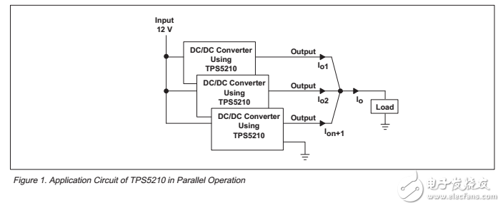 直流-直流变换器并联运行tps5210下垂补偿