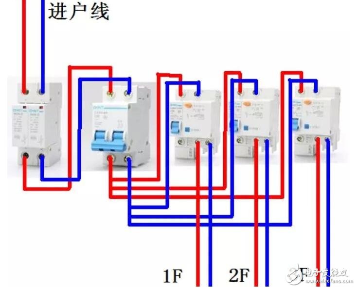 漏电保护器接线图原理，漏电保护器接线方法，三相漏电断路器接线方法详解