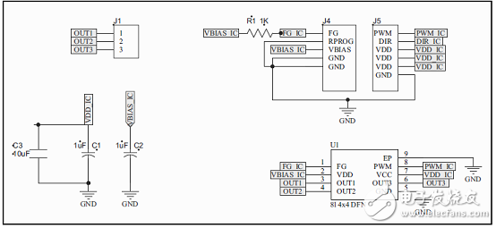 MCP8063三相正弦无传感器无刷电机工业控制驱动方案