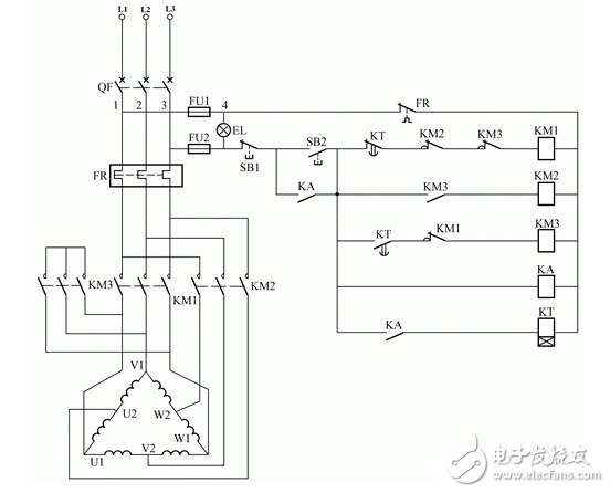 双速电机的工作原理_双速电机接线图_双速电机3个接触器接法