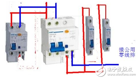 漏电断路器与空气开关的区别_漏电断路器工作原理图_漏电断路器接线图