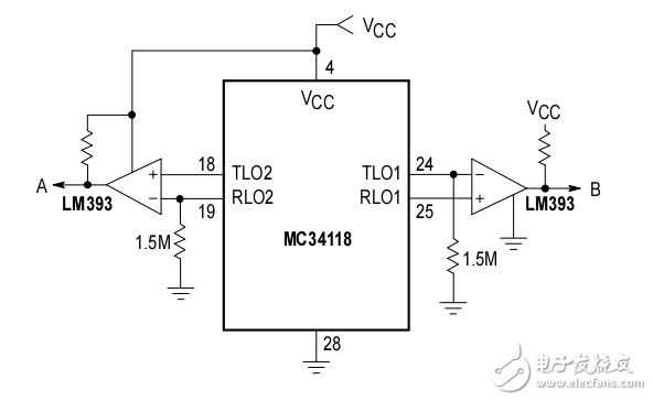 基于MC34118扬声器电路状态指示原理