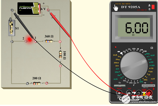 指针式万用表交流电压测量方法及步骤