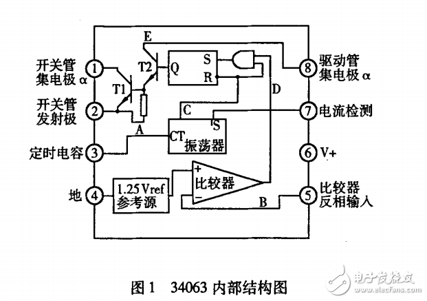 开关稳压电源34063在甲烷传感器中的应用与工作原理