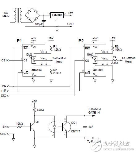 基于数字电位器控制BatMod充电器模块的设计指南