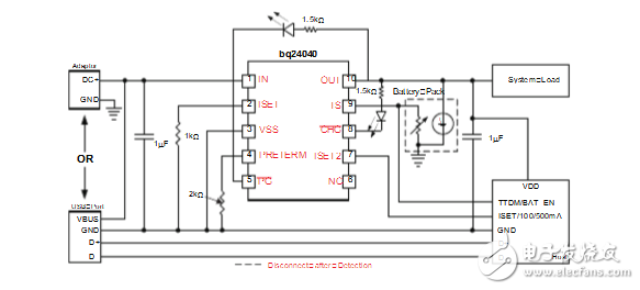 bq24040充电电路及其原理