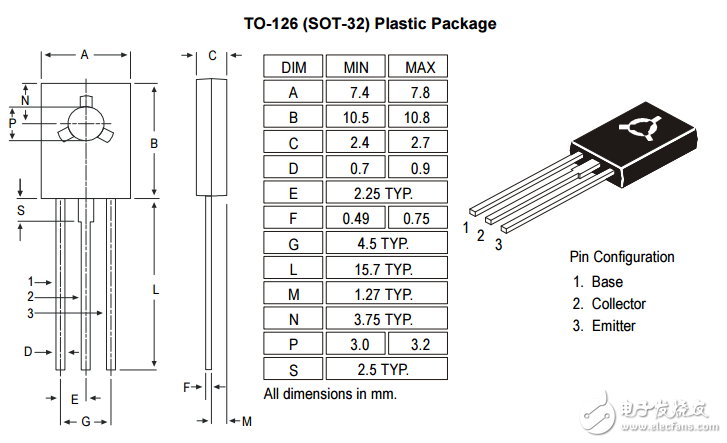 to126塑料包装NPN硅功率晶体管C13003