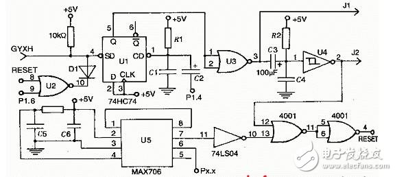 74hc74应用电路原理图详情解说