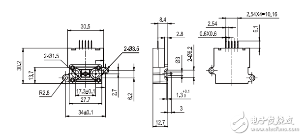 气体流量传感器 - FS5001B产品技术资料