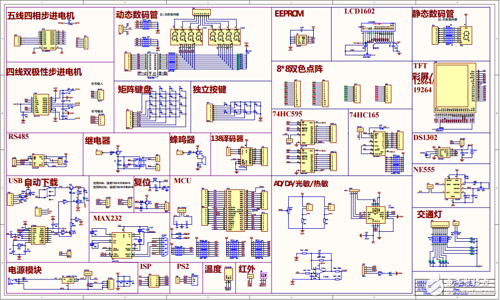 EM3 V2.2开发板原理图