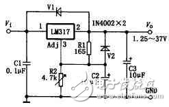 LM317制作简易电源电路设计