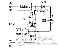 LM317稳压器的限流保护电路
