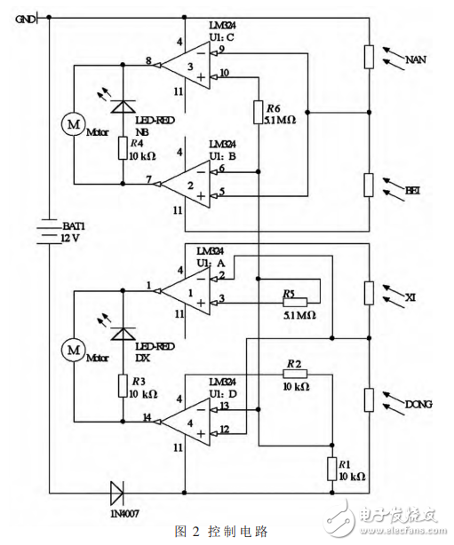 基于比较器lm324的光电探测器控制电路的设计与实现