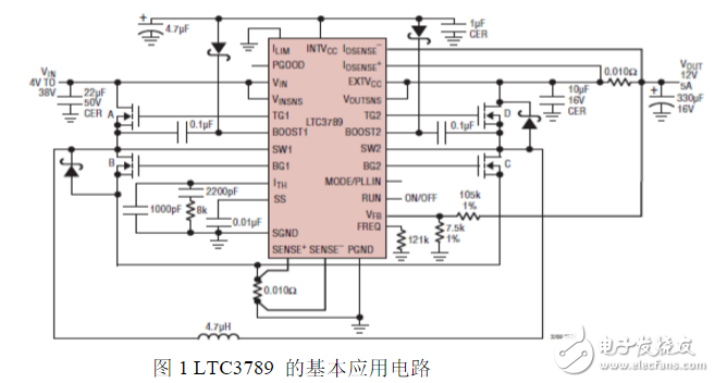 基于LTC3789芯片的高效同步升降压电源设计