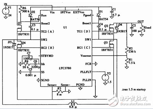 ltc3780典型应用电路图